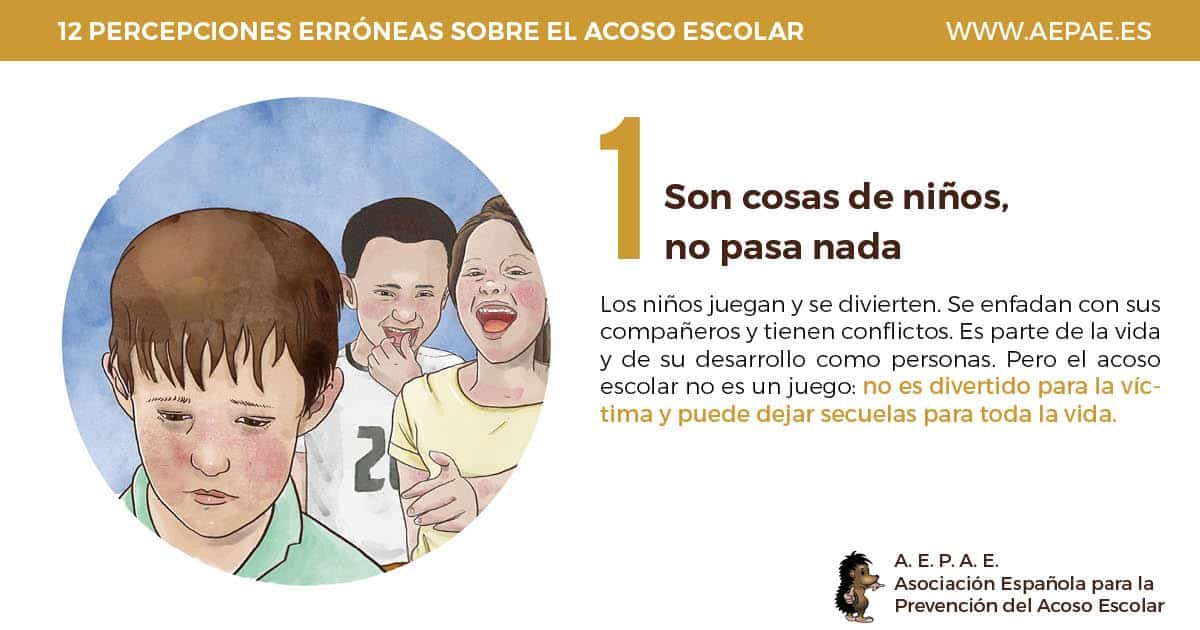 AEPAE | Campaña 2017-2018: Percepción errónea 1 AEPAE | Campaña 2017-2018: Percepción errónea 1