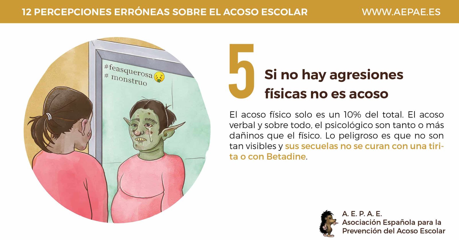 AEPAE | Campaña 2017-2018: Percepción errónea 3 AEPAE | Campaña 2017-2018: Percepción errónea 3