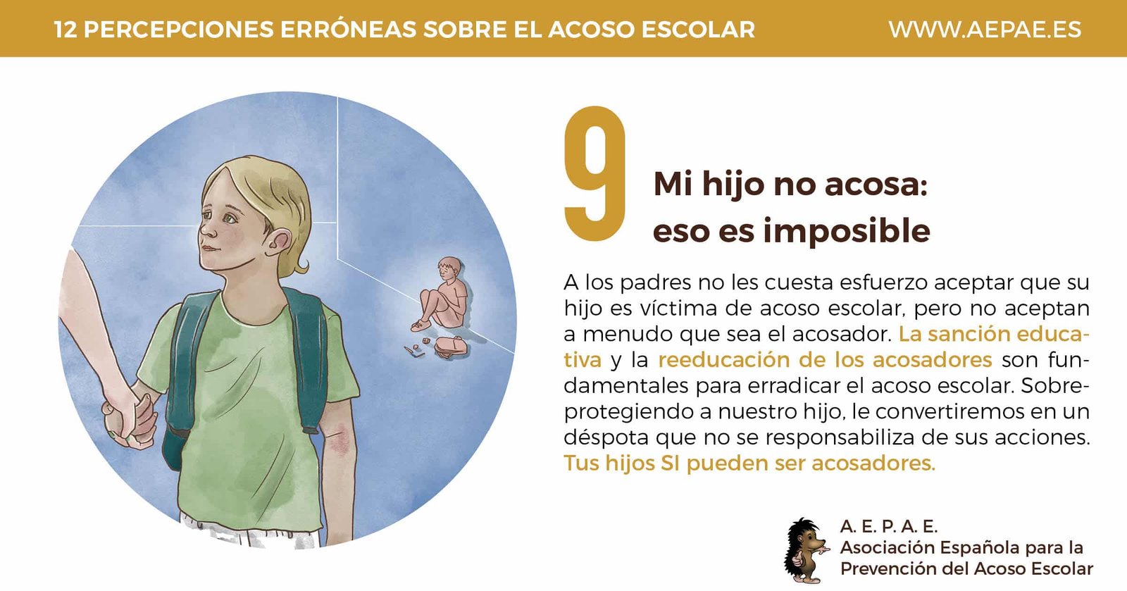 AEPAE | Campaña 2017-2018: Percepción errónea 3 AEPAE | Campaña 2017-2018: Percepción errónea 3