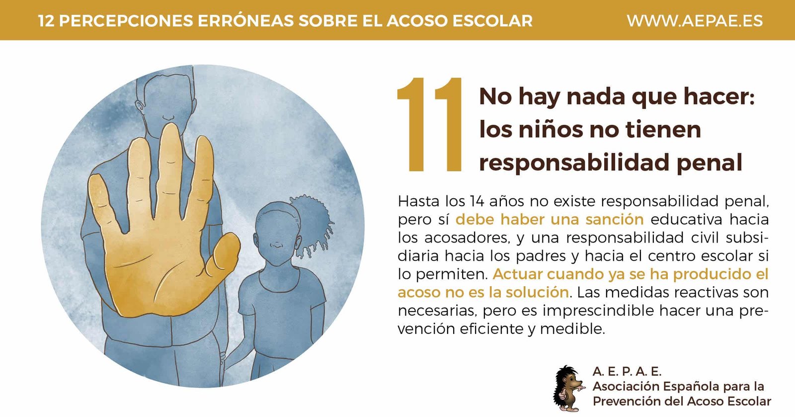 AEPAE | Campaña 2017-2018: Percepción errónea 3 AEPAE | Campaña 2017-2018: Percepción errónea 3