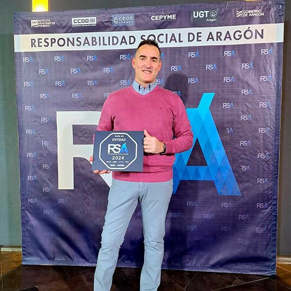 La Delegación de AEPAE en Aragón mantiene el sello de responsabilidad social un año más La Delegación de AEPAE en Aragón mantiene el sello de responsabilidad social un año más