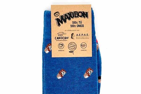 Calcetines Carocho Maxibon AEPAE 100% solidarios