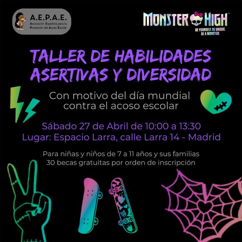 AEPAE - Jornada familiar sobre acoso escolar, asertividad y diversidad