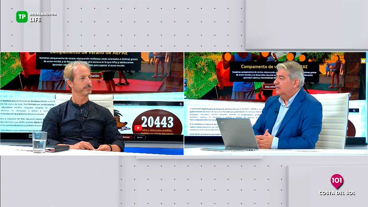 Enrique Pérez-Carrillo, presidente de AEPAE, en «Benalmádena Life»