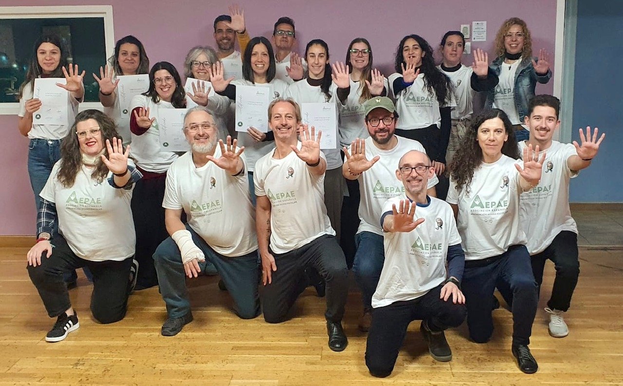 Formación Acoso Escolar AEPAE nuevos miembros